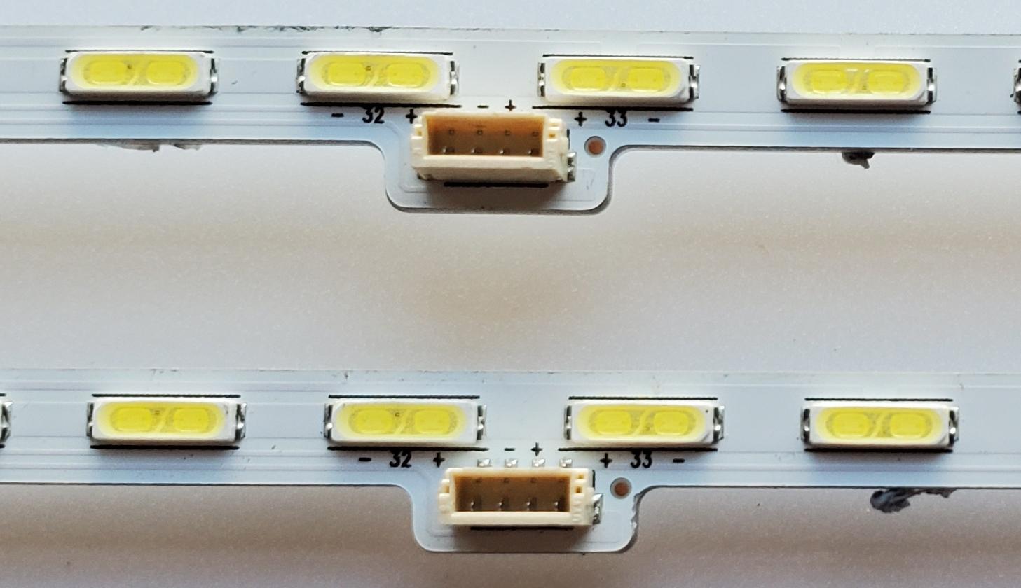 KIT DE LED'S  PARA TV SONY ((2 PIEZAS)) NUMERO DE PARTE 49inch 7020PKG 48EA Rev0.0 140918 / PANEL SYV4941 / MODELO XBR-49X830C - Imagen 3